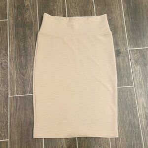 LulaRoe - Cassie Pencil Skirt Taupe - S